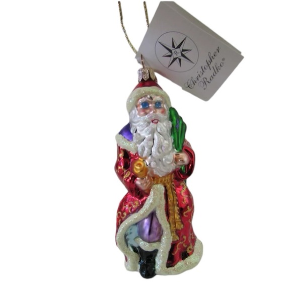 Christopher Radko Other - Christopher Radko Millennium Cheer Santa Claus Ornament NWT 1999